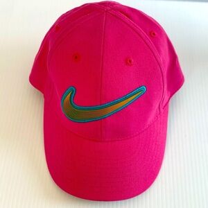 NIKE Pink Cap Hat. Toddler Size Swoosh Girl Child 4- 6x